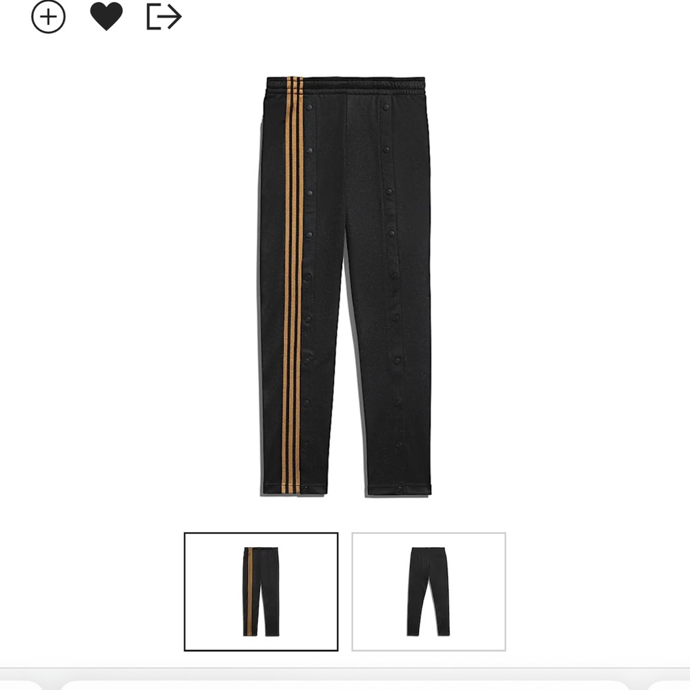 Ivy park black and tan track pants size small